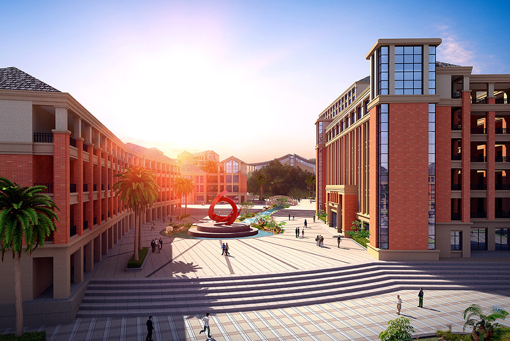 學校建筑設計效果圖