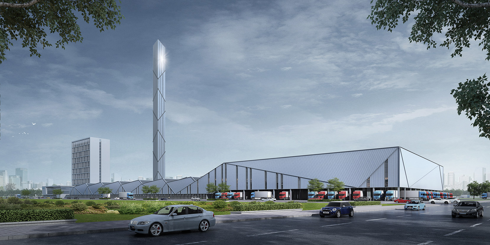 電梯廠廠房設計案例2