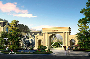 湖北赤壁三號公寓一期及酒店別墅區整體景觀設計